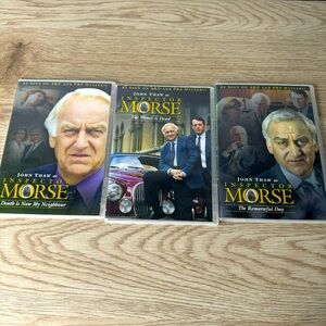 John Thaw as Inspector Morse DVD‎ PBS A&E Bundle Lot of 3